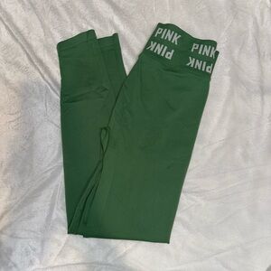 Green PINK Leggings